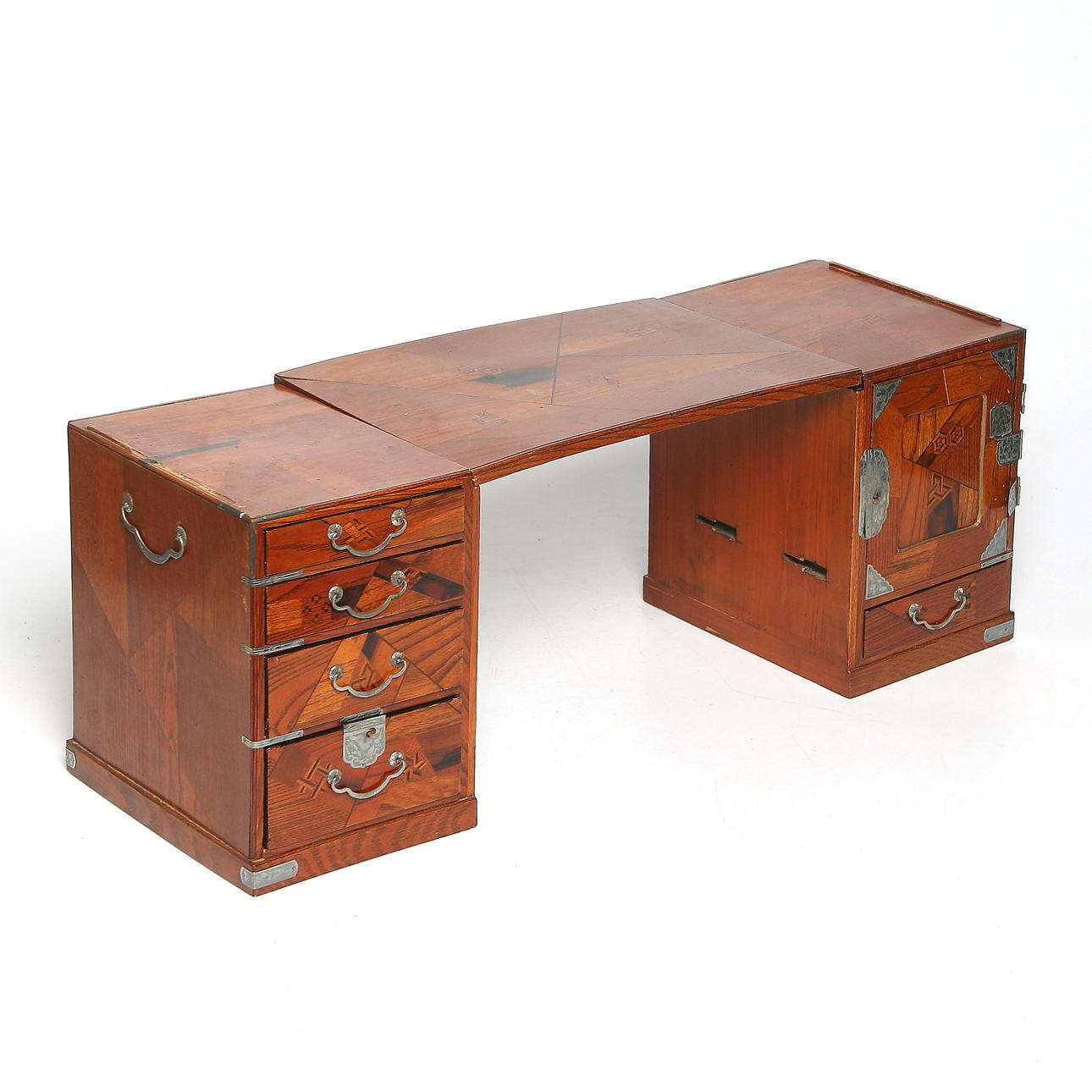 MINIATYRSKRIVBORD / SMYCKESSKRIN, intarsia, 1920/30-tal.