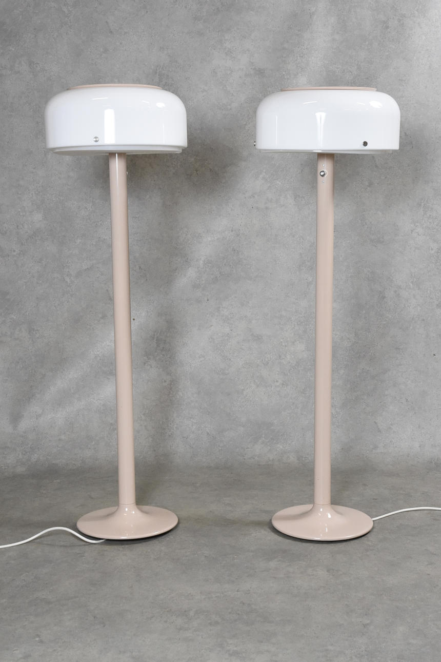 GOLVLAMPOR, 1 par " Knubbling " Anders Pehrson Ateljé Lyktan, Åhus.