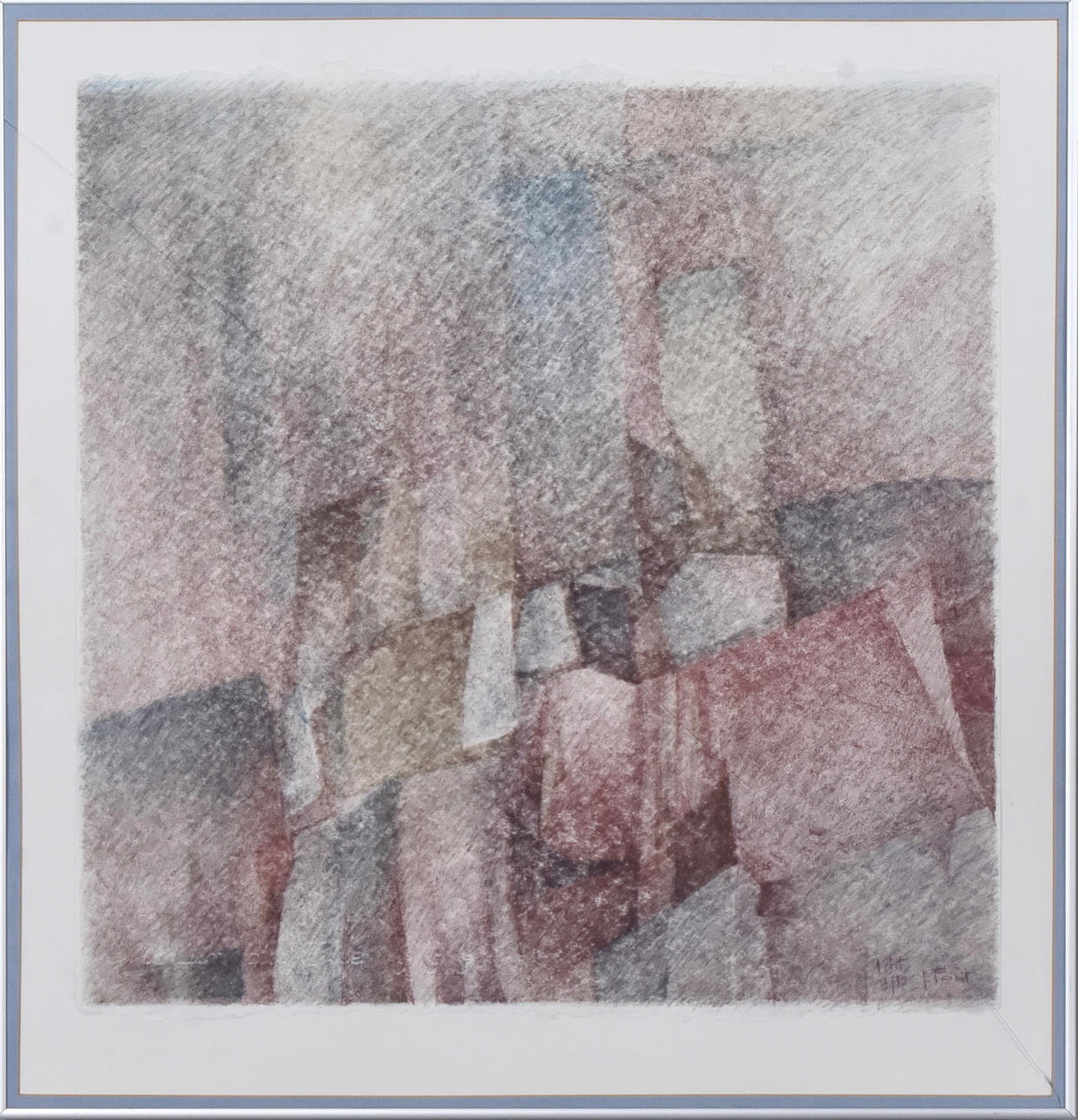GEORGES POINT. Colour lithograph.