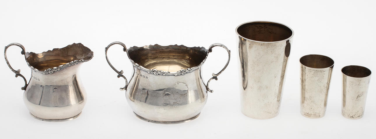 SILVER, 5 delar, 260 gram.