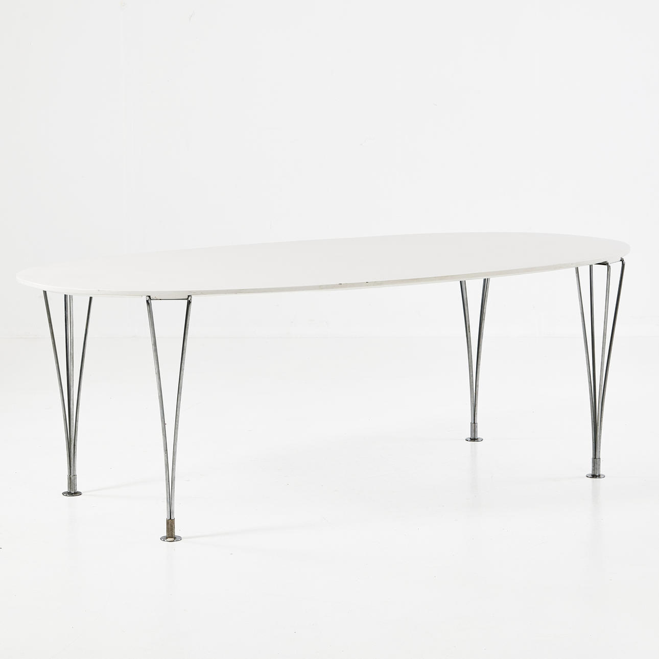 BRUNO MATHSSON and PIET HEIN. Superellips dining table, Mathsson International.