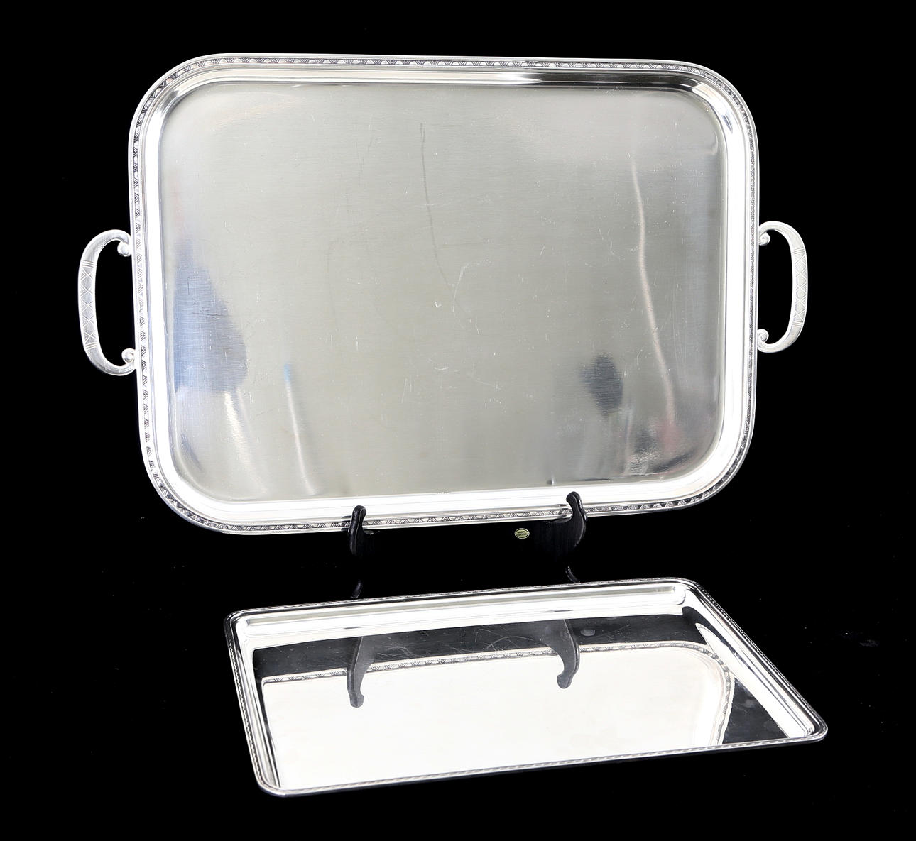 BRICKOR, 2 st, nysilver, 1900-tal.