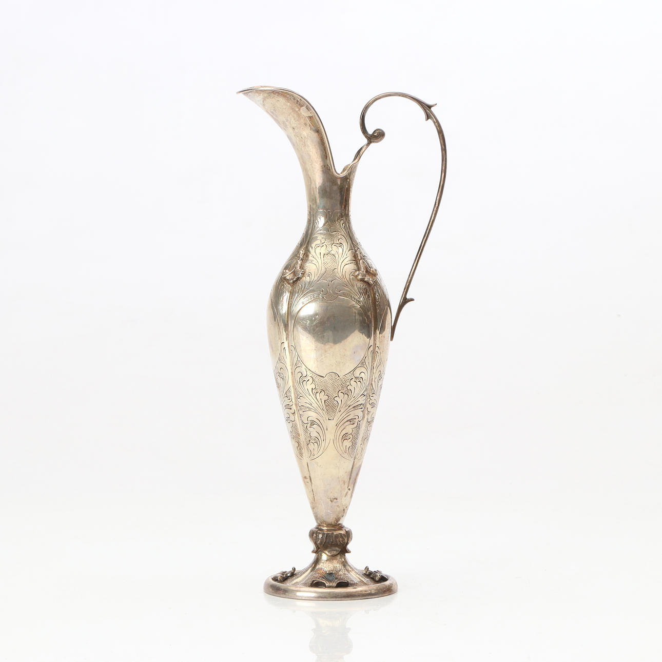 JUG. Silver. Swedish import marks. Weight approx. 340 grams.