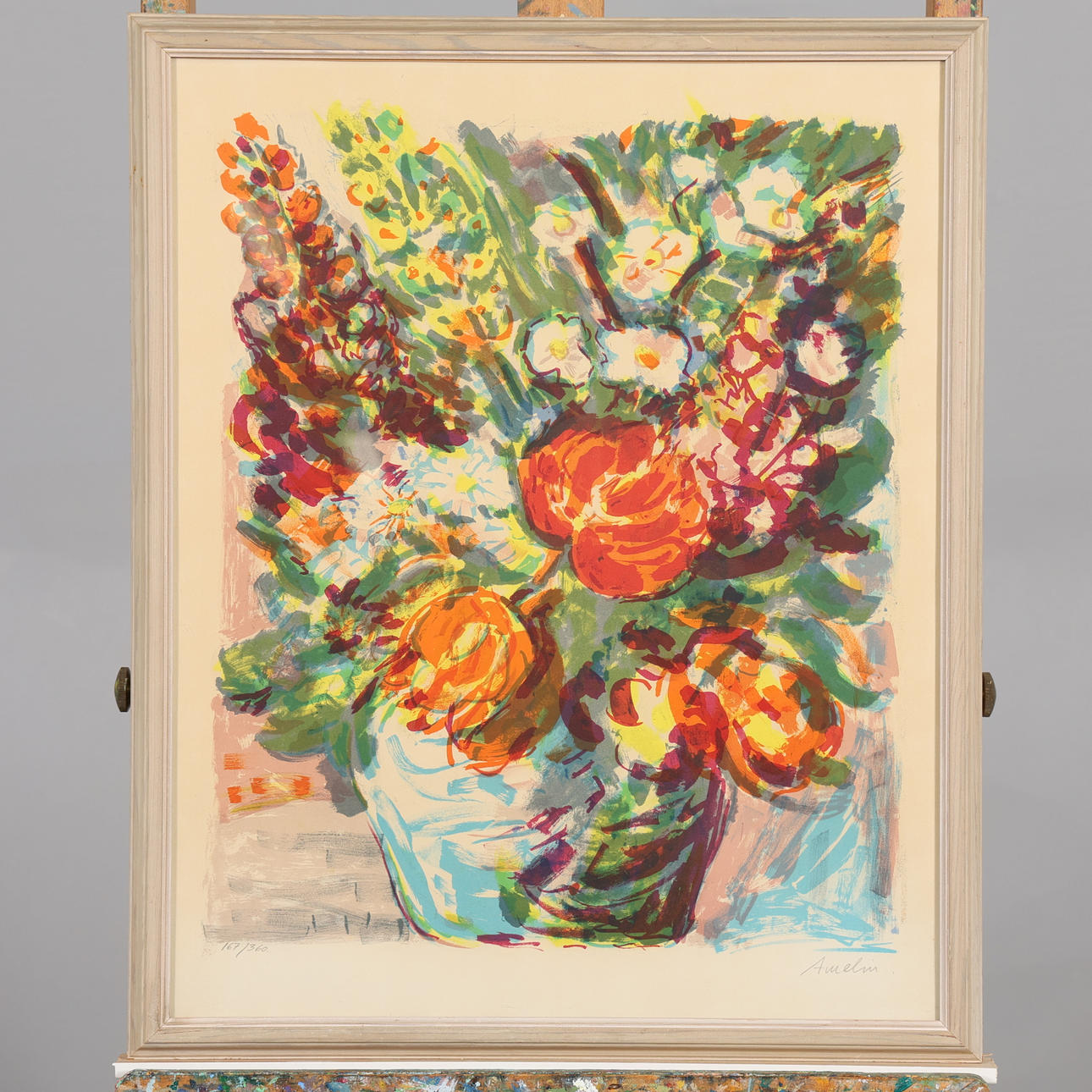 ALBIN AMELIN. Lithograph, signed and numbered.