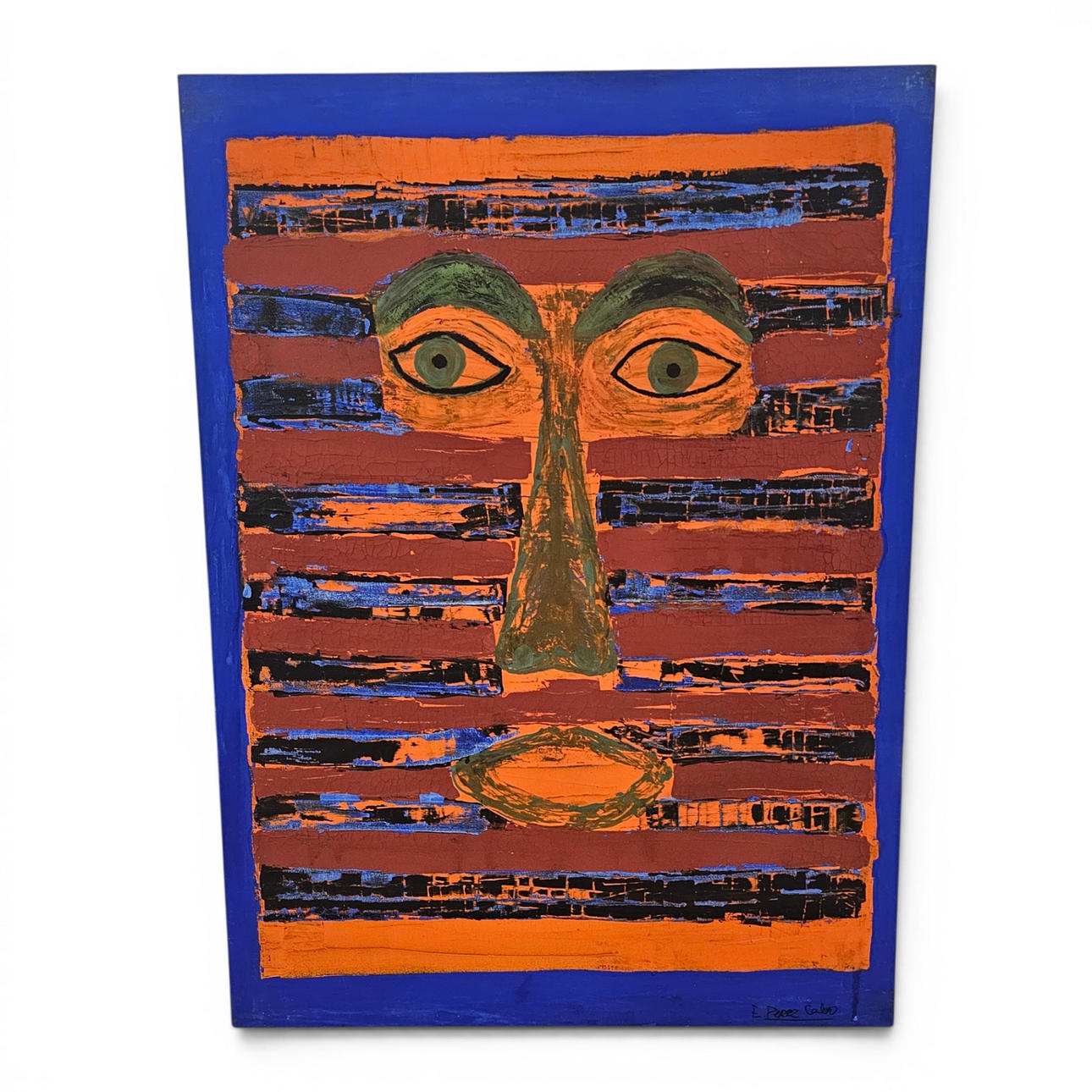 Mixed media on canvas. "Humanidad 2".