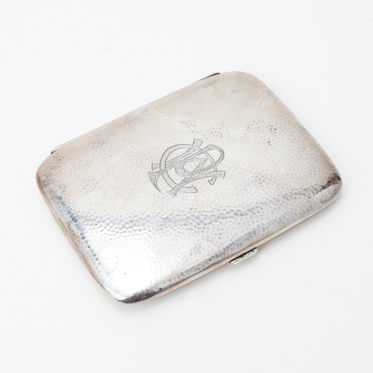CIGAR CASE, silver, Gothenburg, 1918.