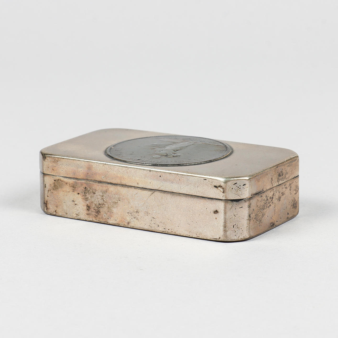 SNUFF BOX, silver, Carl Magnus Barkander, Linköping 1824.
