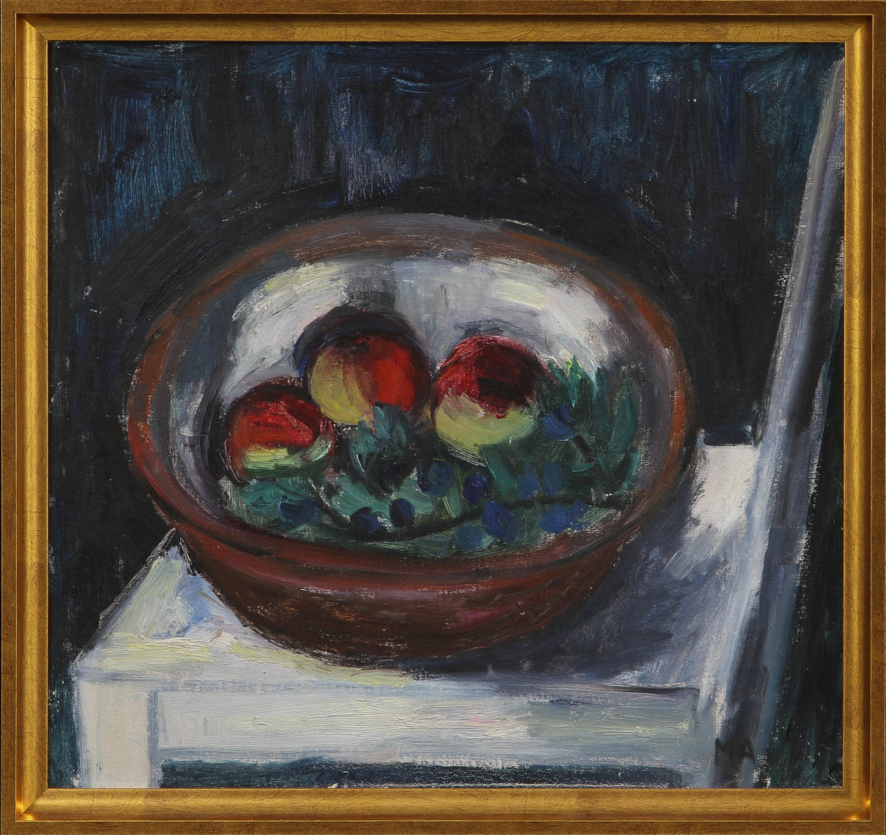 MAJ ARNELL. Stilleben, olja på duk, signerad.