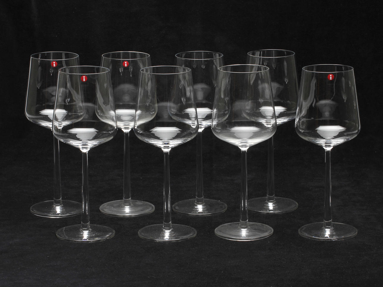 VINGLAS, 8 st, Iittala, Finland.