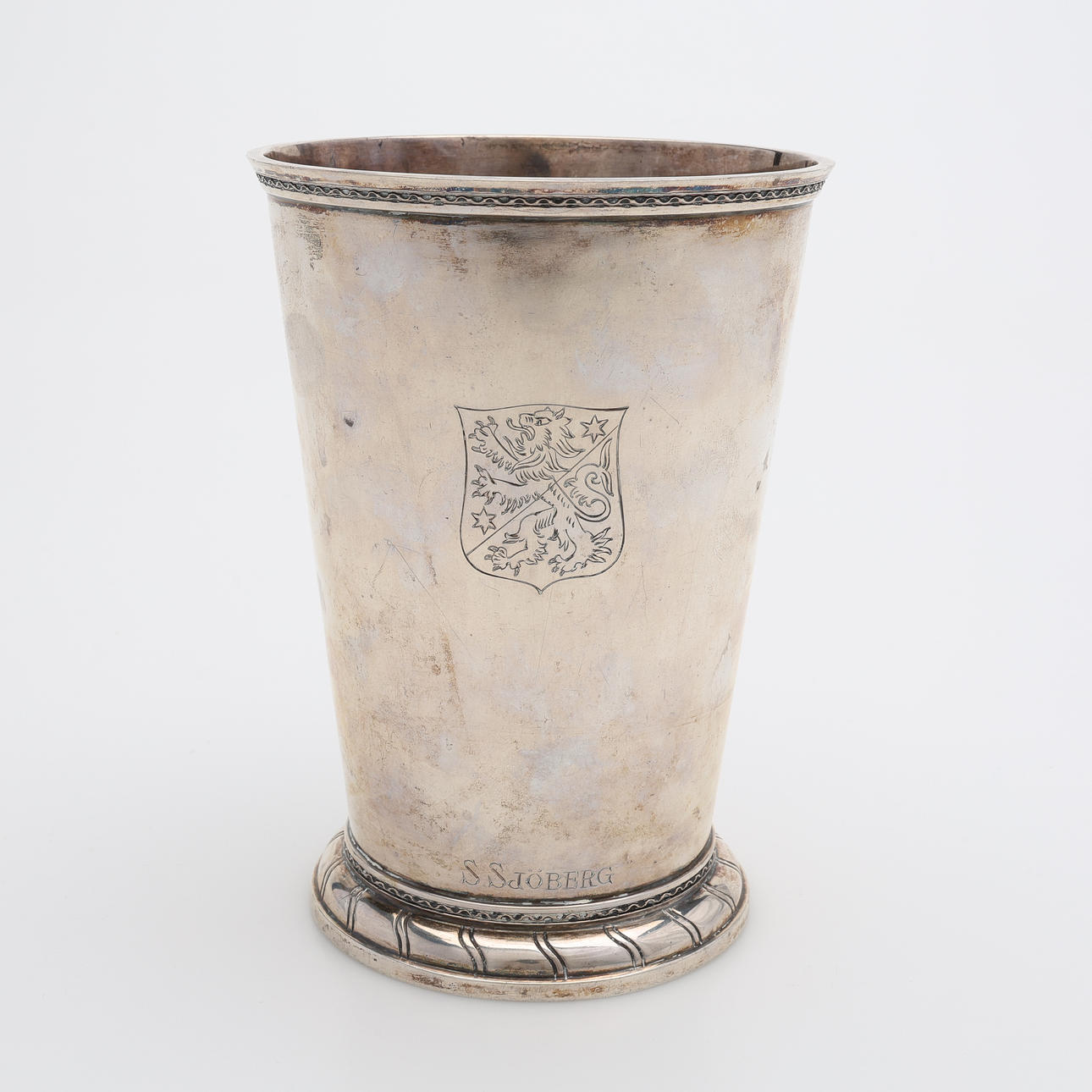ERIC RÅSTRÖM. VASE, SILVER, WEIGHT APPROX. 296 GRAMS.