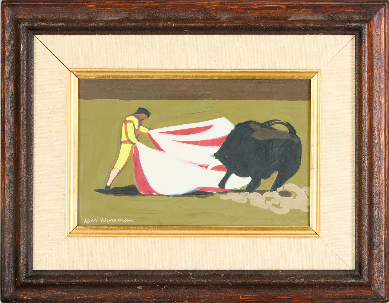 LARS NORRMAN. Bullfight.