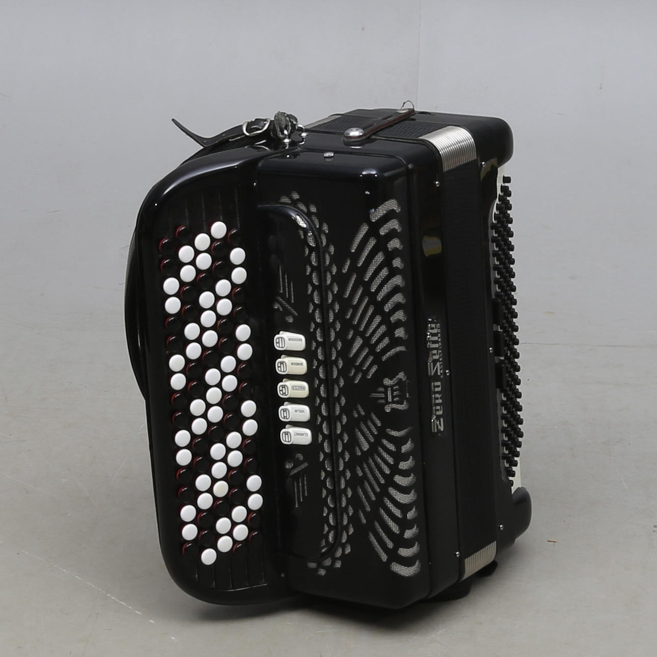 DRAGSPEL, Zero Sette model S16C, Castelfidardo, Italien.