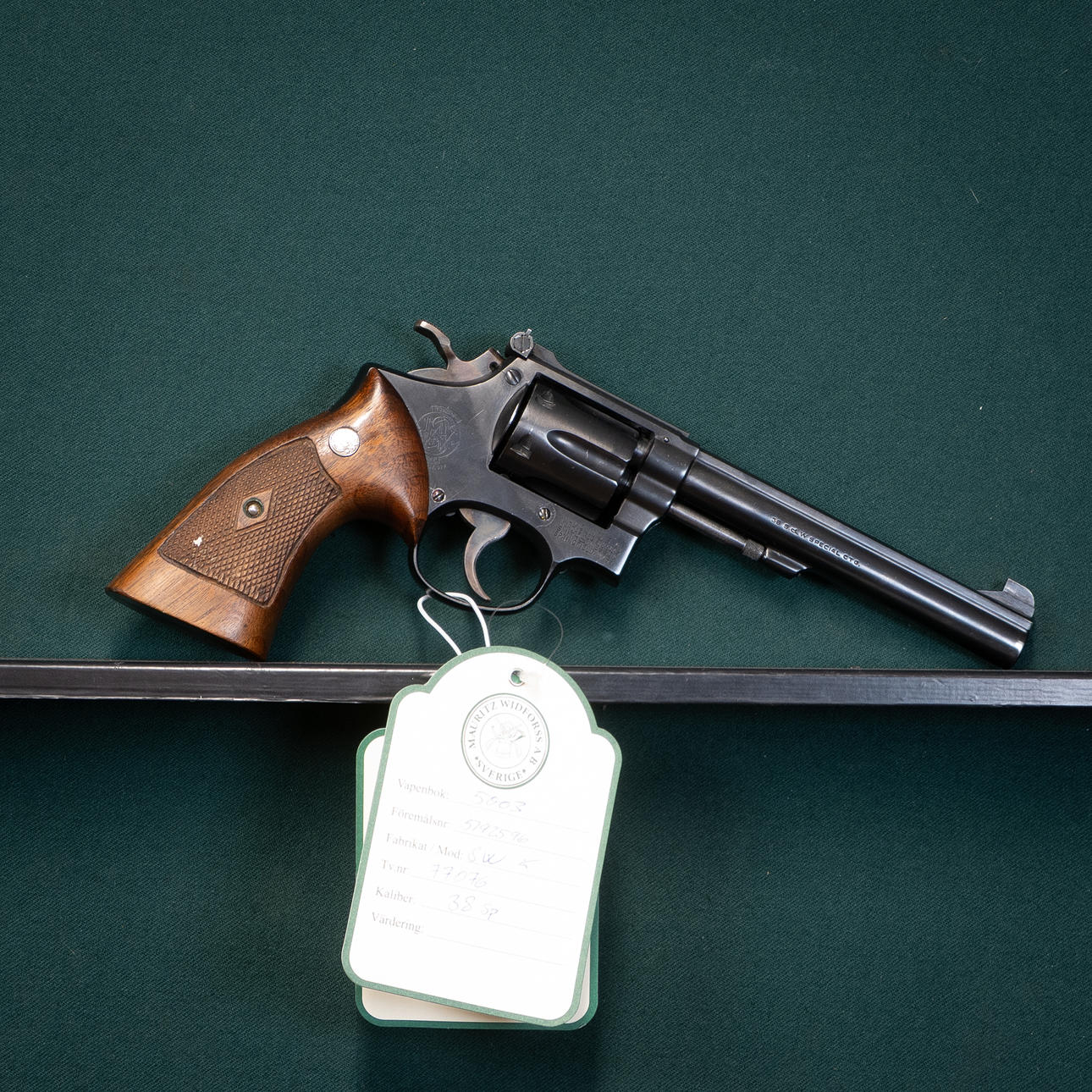 Smith & Wesson kal. 38SP #77076.