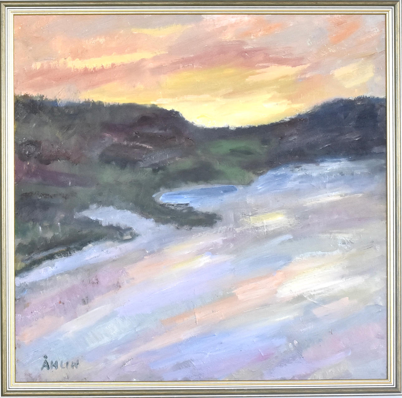 OIDENTIFIERAD KONSTNÄR. Oil on panel.