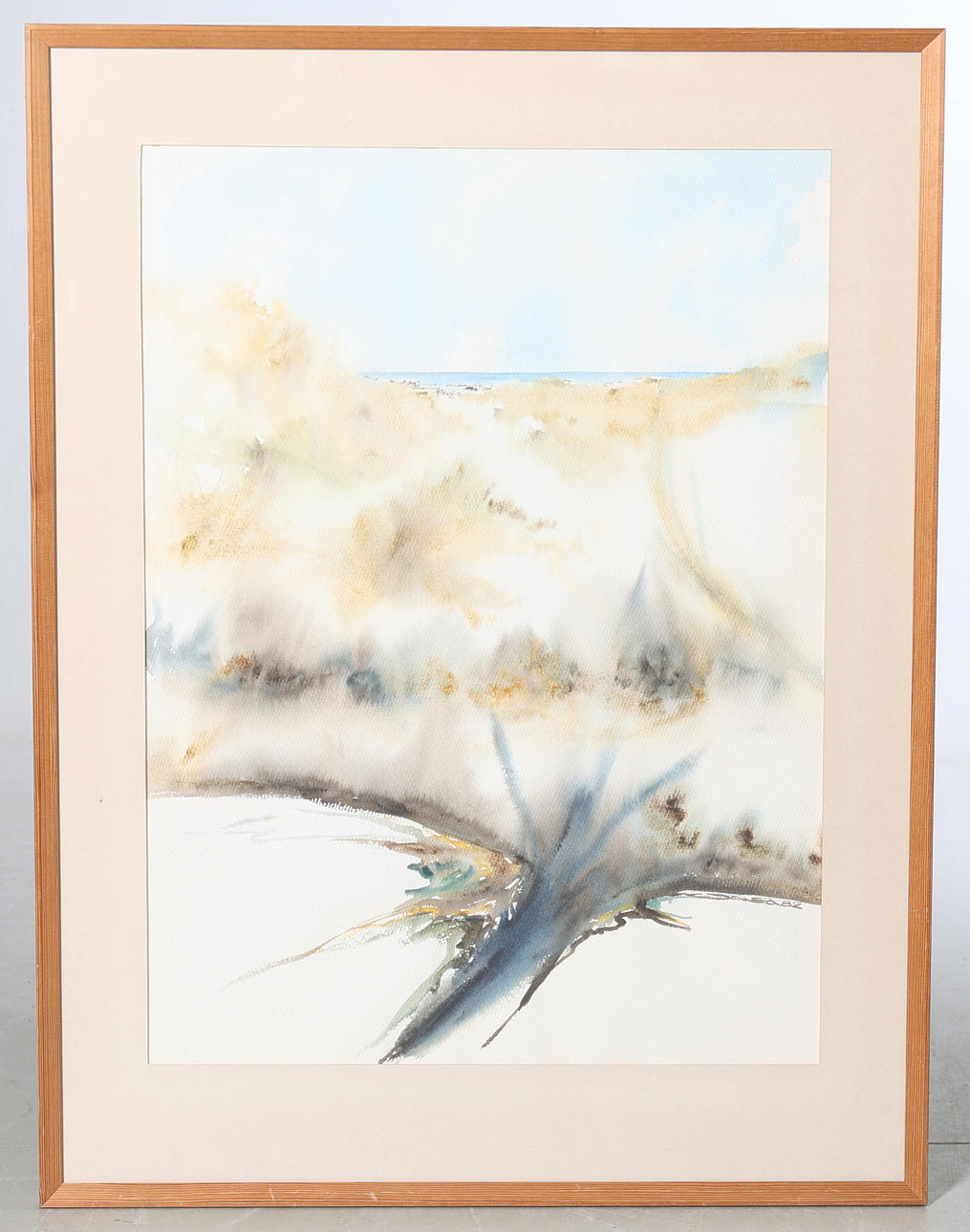 JAN ED. watercolour, signed & dated 82.