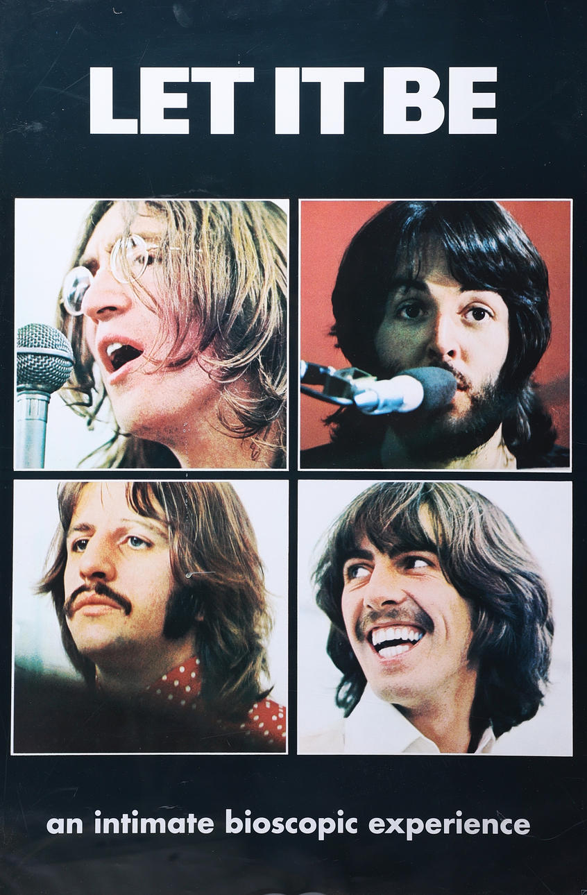 BEATLES, poster and print on canvas.