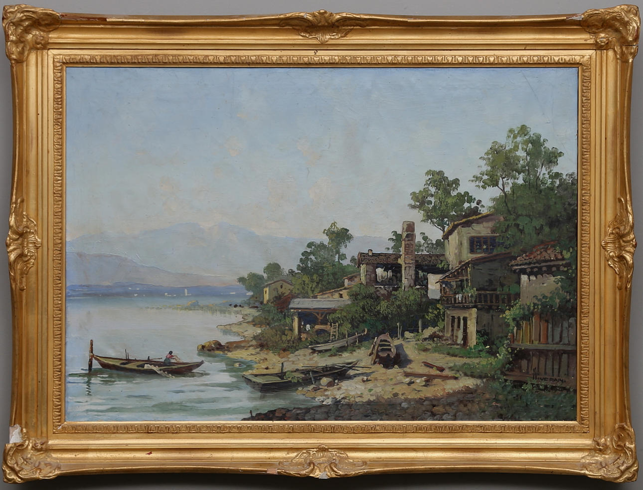 OIDENTIFIERAD KONSTNÄR. Olja på duk, osignerad.