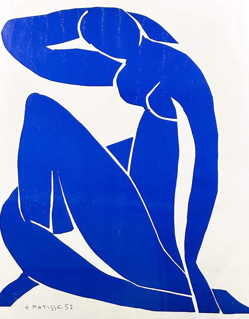 HENRI MATISSE. SERIGRAPH, after. "Blue Nude", signed, dated -52.