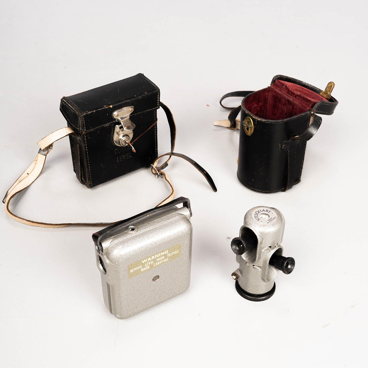 MEASURING INSTRUMENTS 2 pcs, with cases.