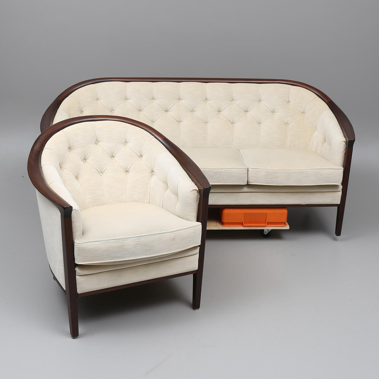 SOFFA samt FÅTÖLJ, Bröderna Andersson, 1900-talets andra hälft.