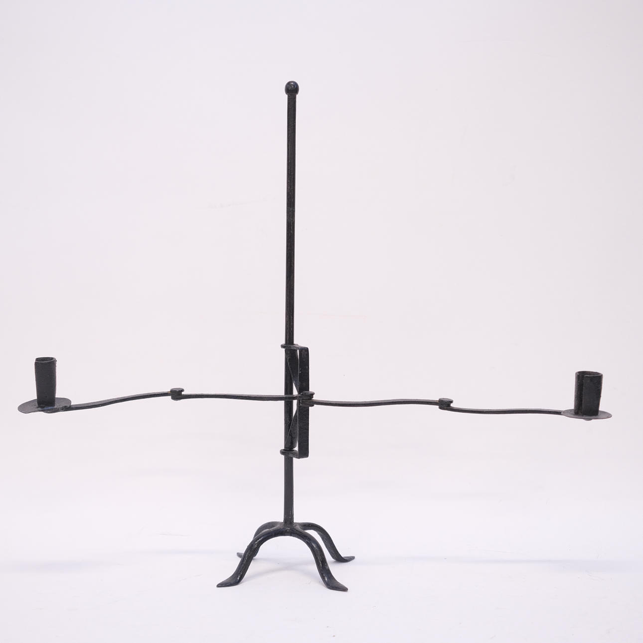 CANDLESTICK, WROUGHT IRON, 19TH/20TH CENTURY.