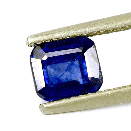 SAFIR 1,88 CT. blå certificete.