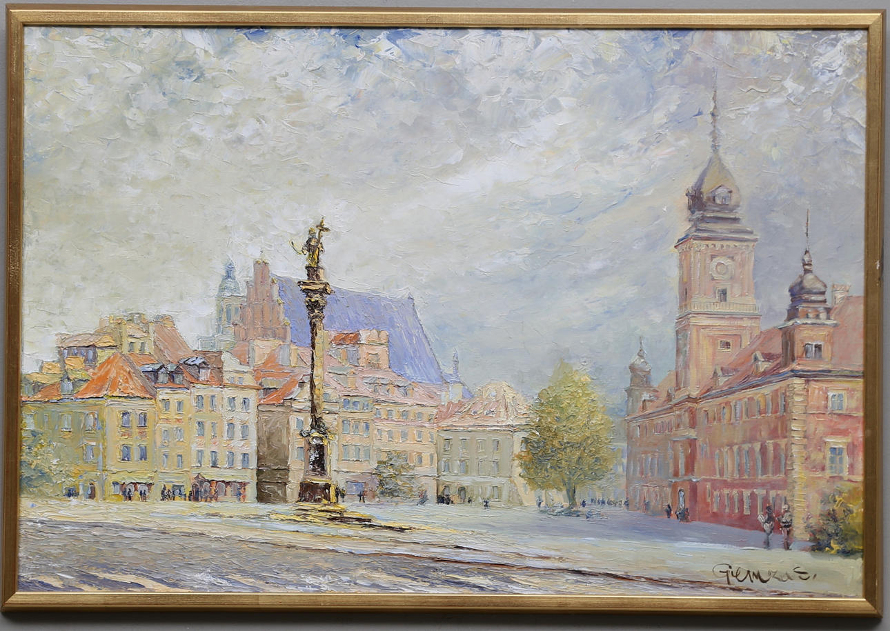 OIDENTIFIERAD KONSTNÄR. Olja på duk, signerad.