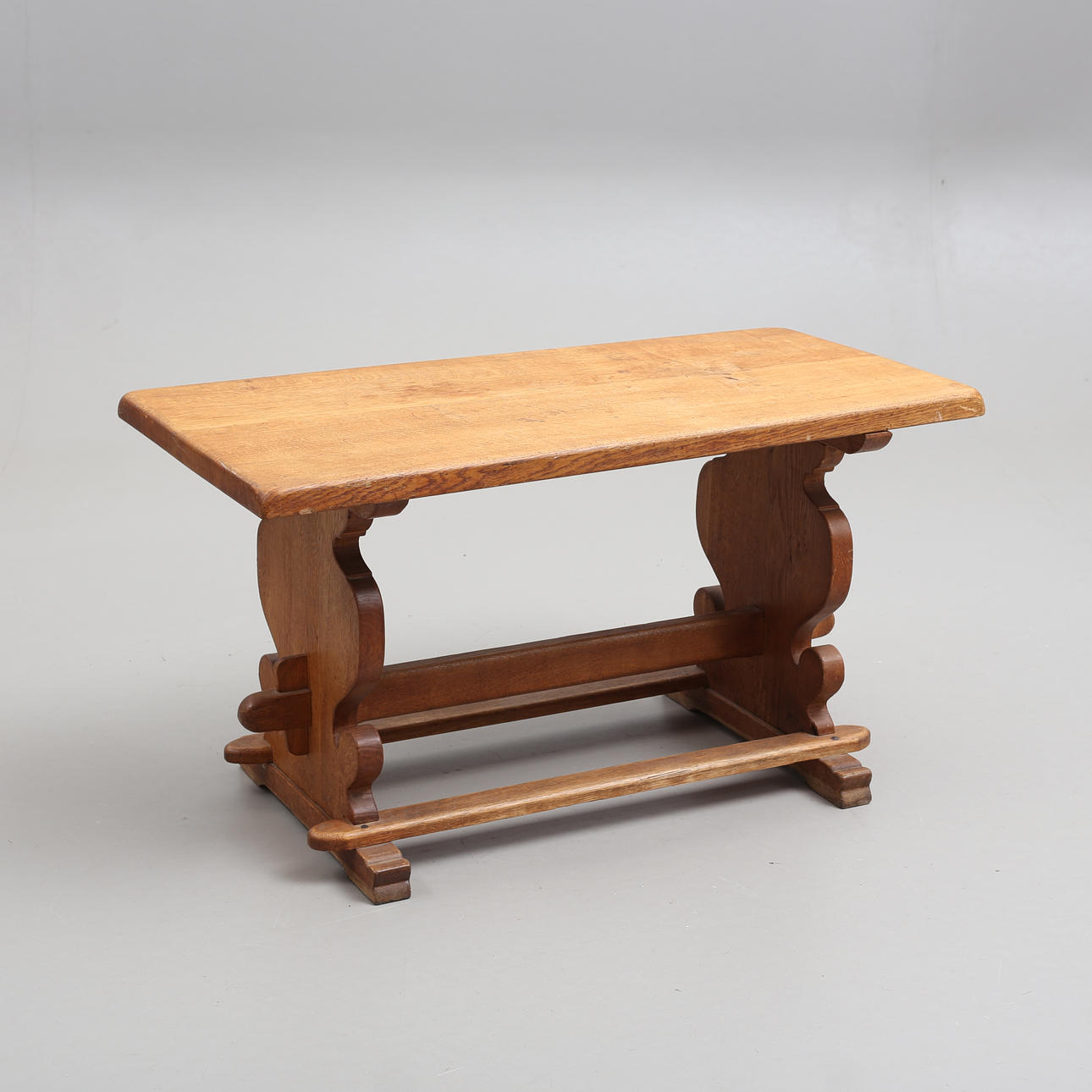 BENCH, oak, 19th century.