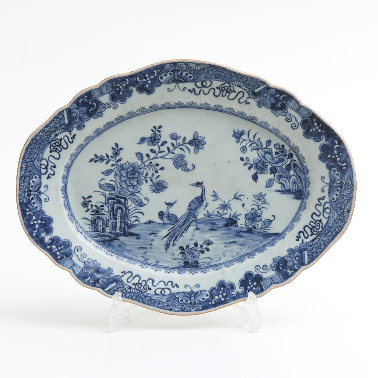DISH, Qianlong (1736-95), stoneware, China.