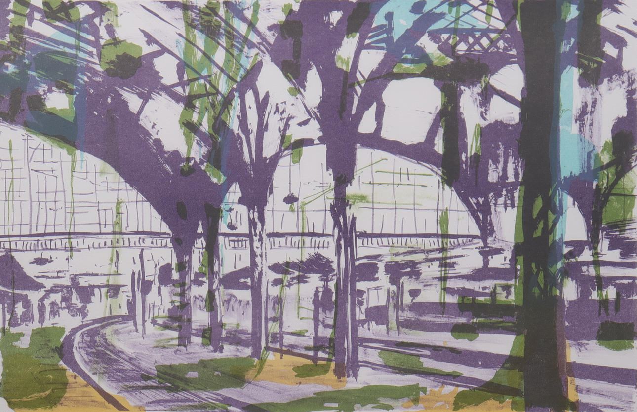 KAREN GABEL MADSEN (1961-). lithograph.
