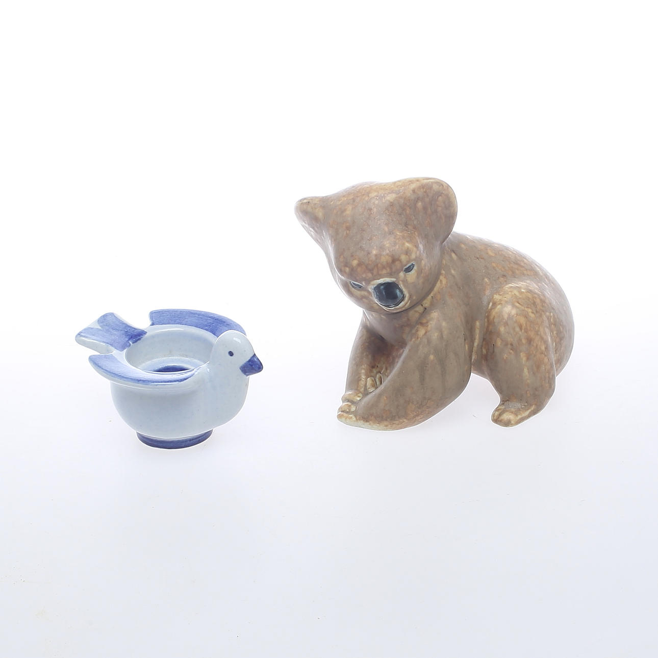 FIGURIN, "Teddy", Mari Simmulson, LJUSSTAKE, Lisa Larson, keramik, Gustavsberg.