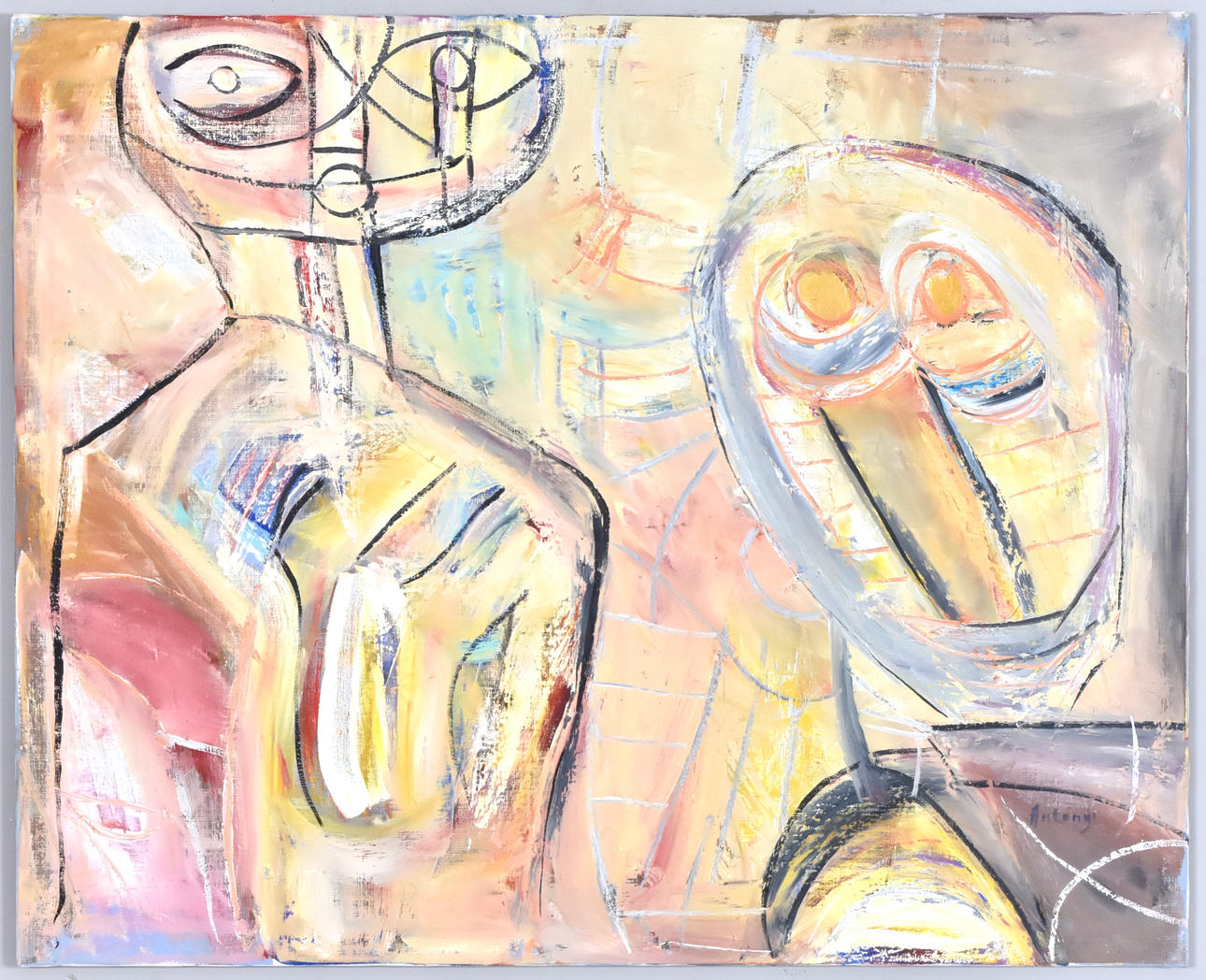 IMRE ANTONYI. Oil on canvas.