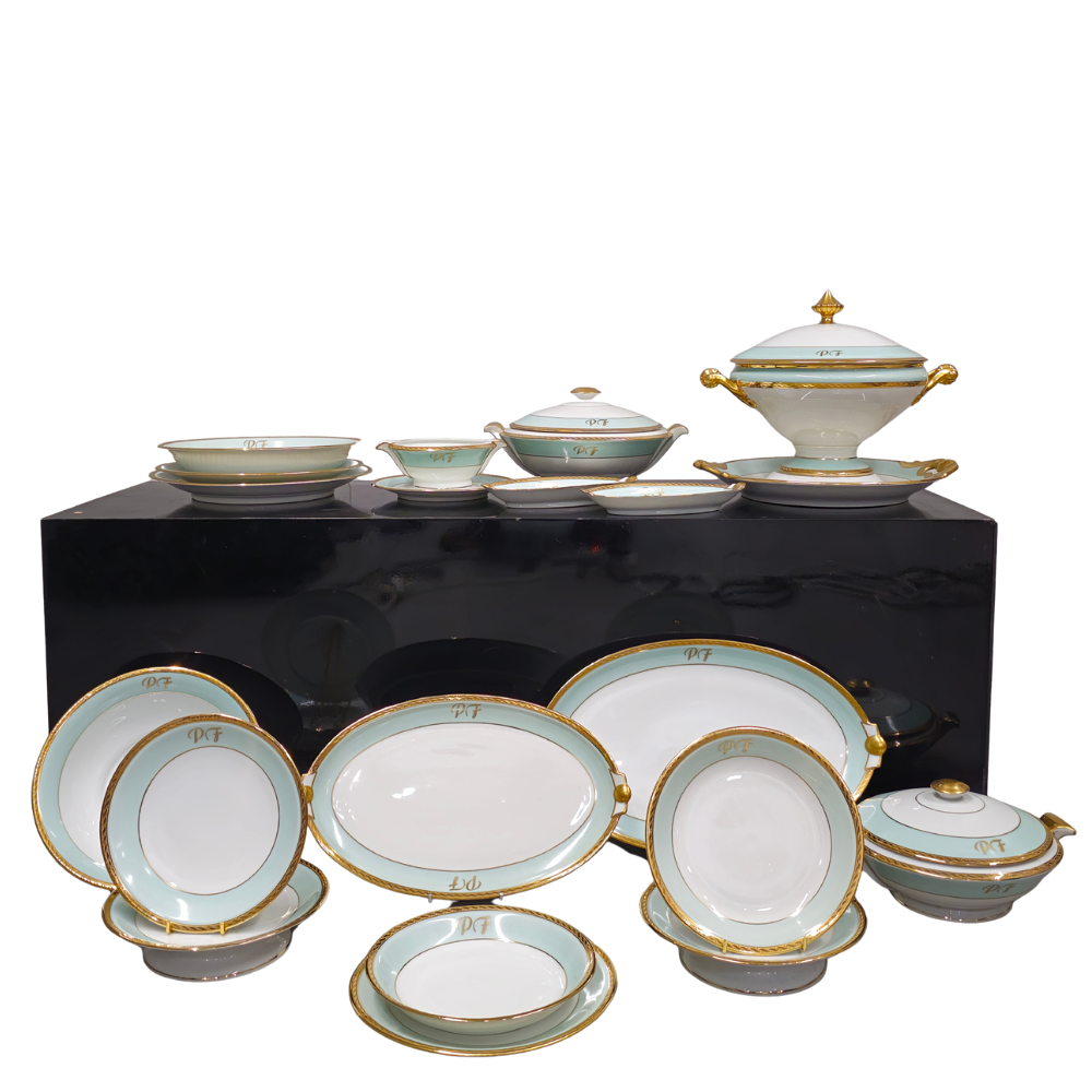 Limoges dinner service.