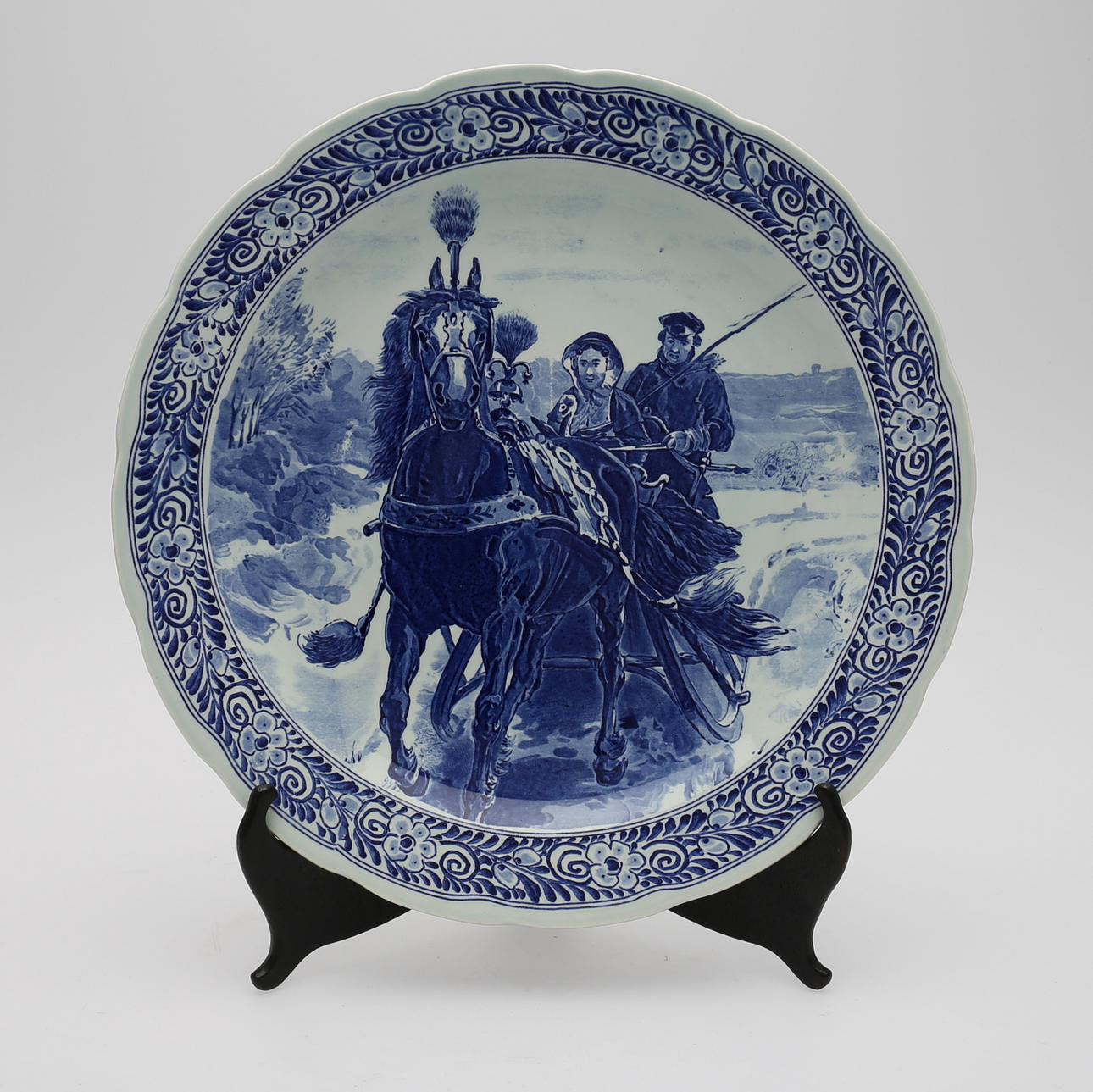 FAT, porslin, Delfts, Royal Sphinx, Maastricht, Nederländerna.