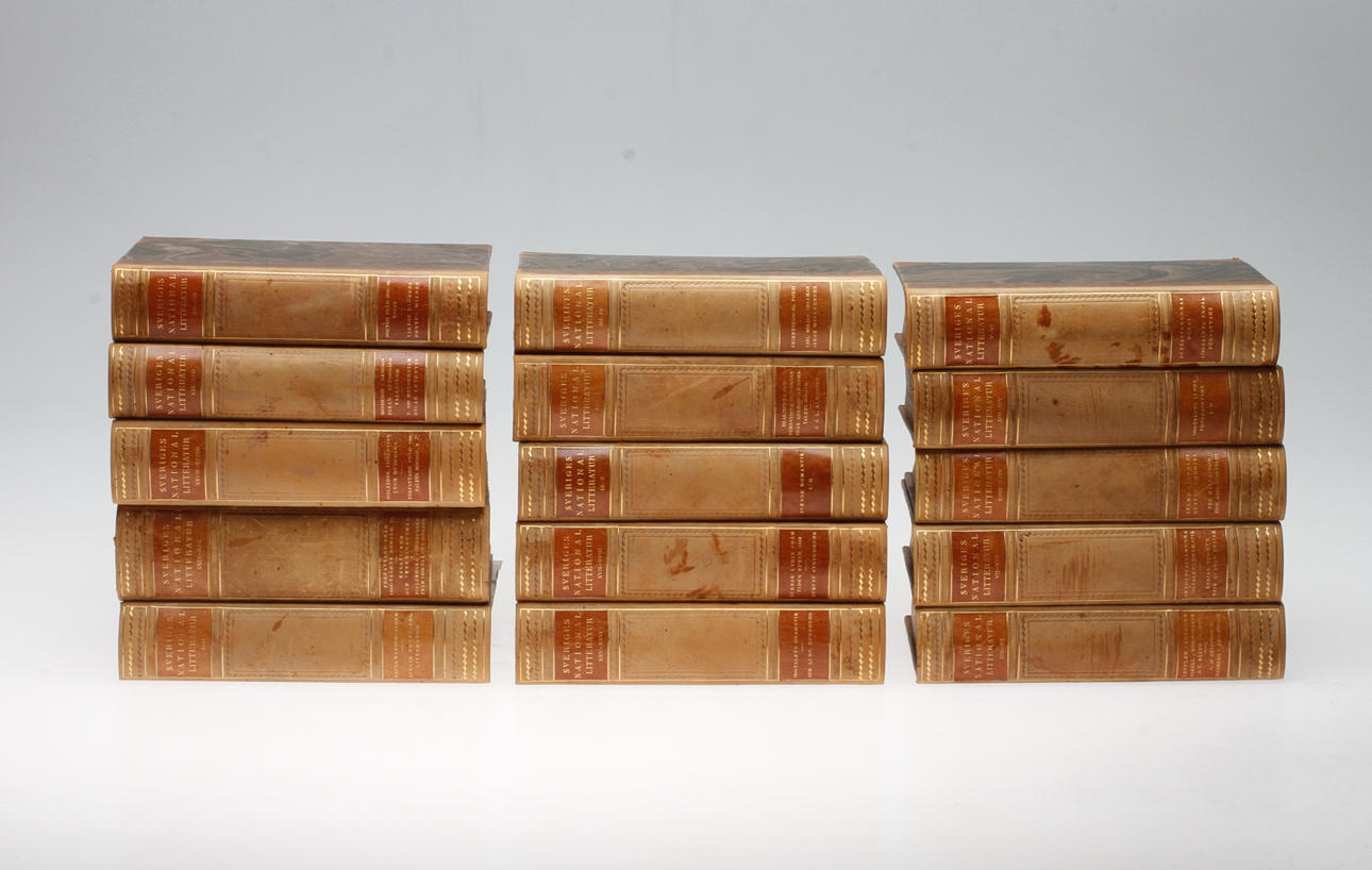 BÖCKER, 15 band, Sveriges Nationallitteratur, 1922.