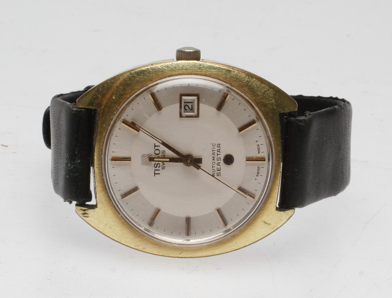 HERRARMBANDSUR, stål, Tissot Seastar, Automatic.