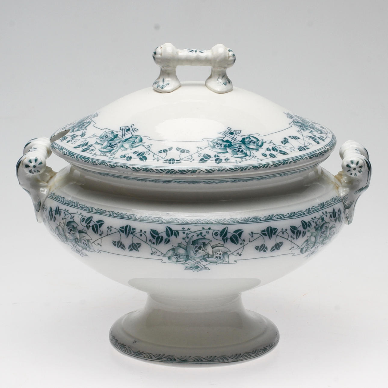 SOPPTERRIN, flintgods, Gustafsberg.