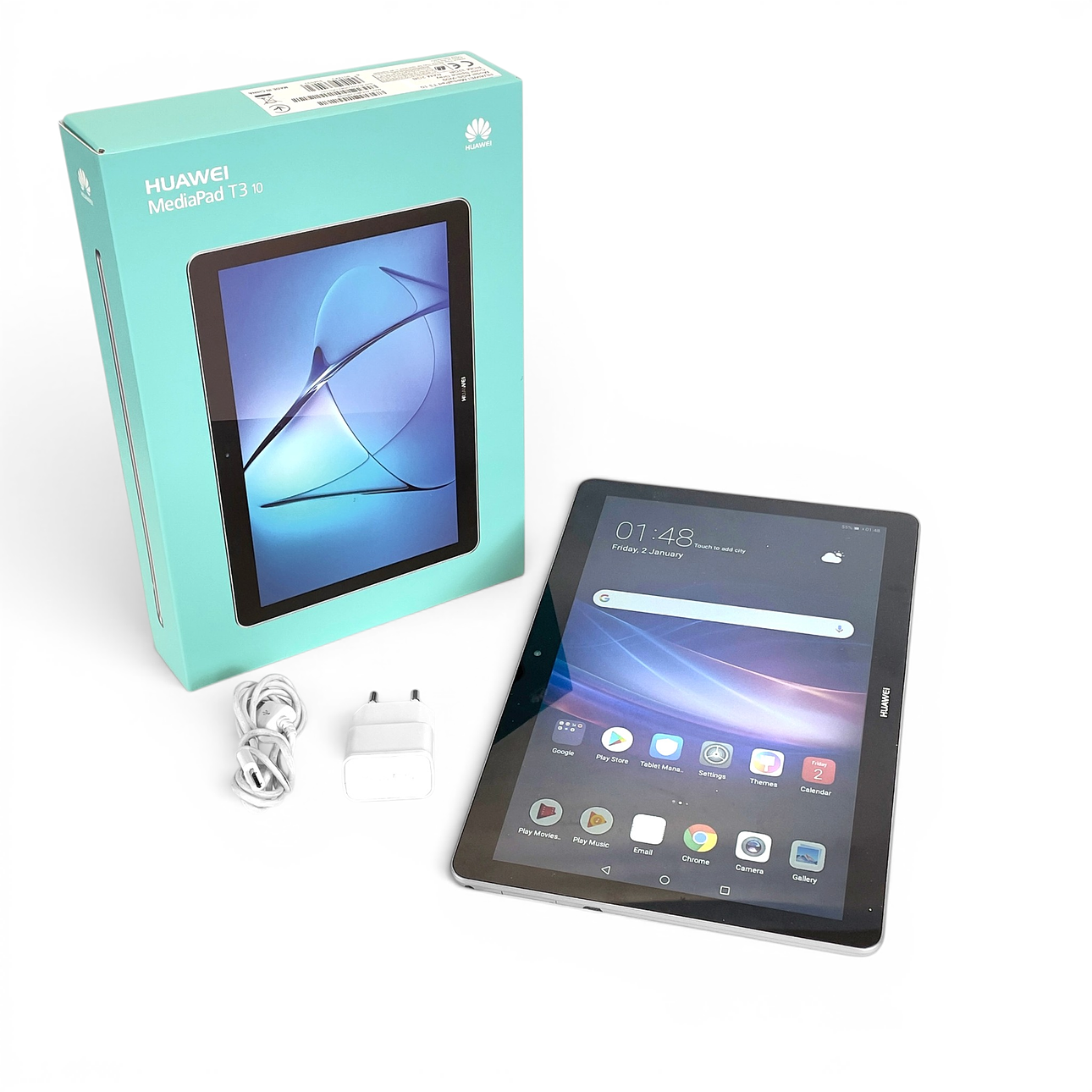 TABLET. Huawei Mediapad T3 AGS-W09, in original packaging.