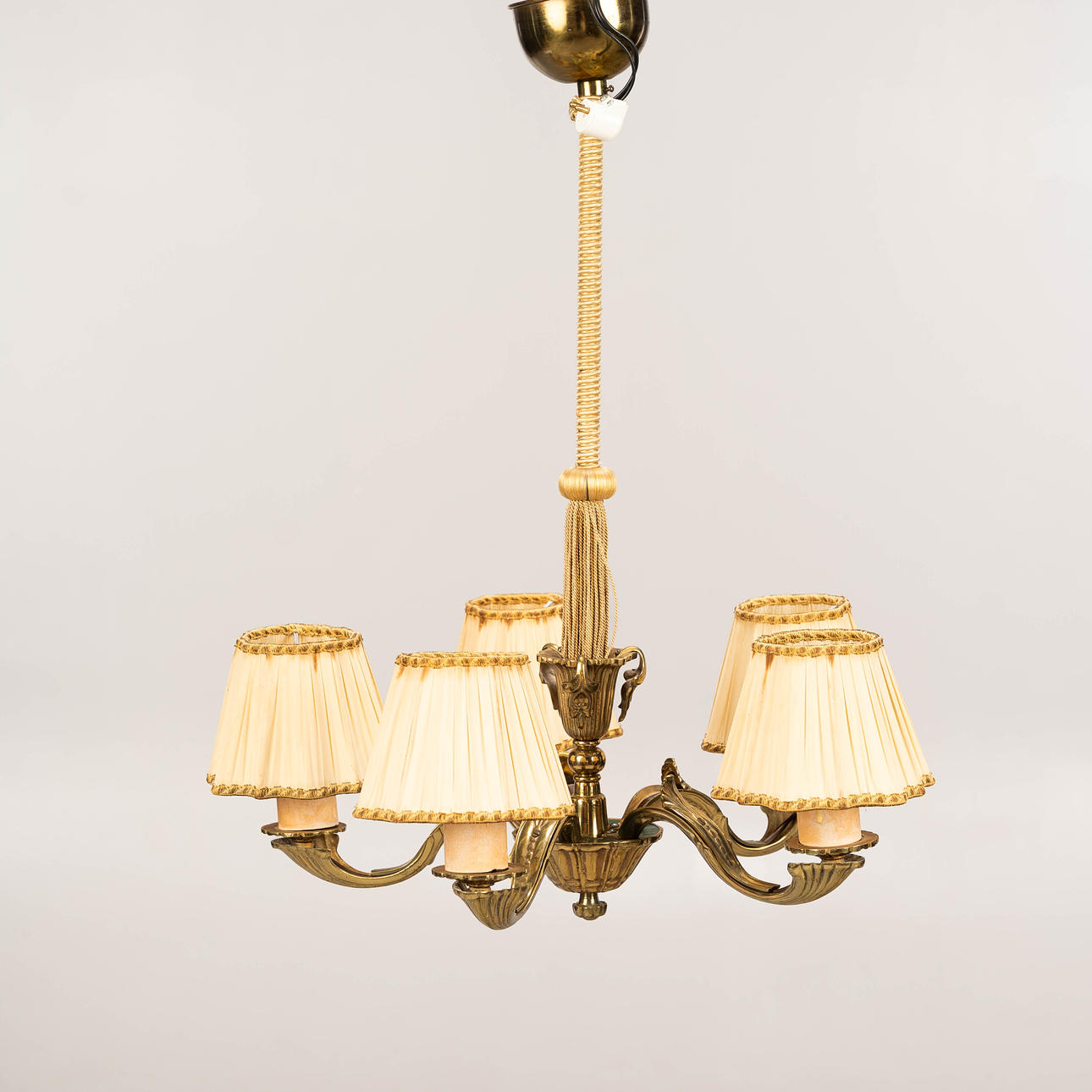 CEILING LAMP, Brass, early 20th century.