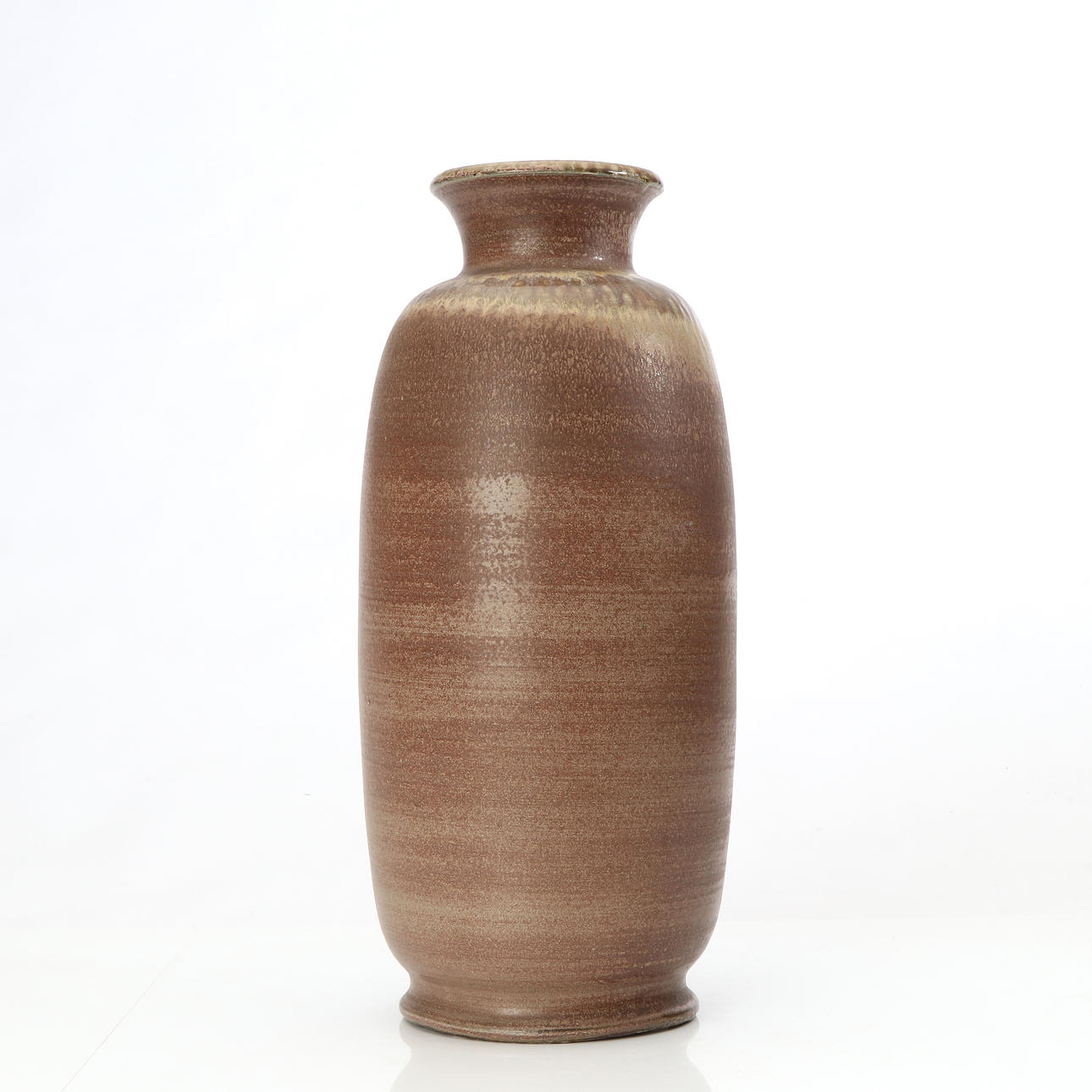 ARTHUR ANDERSSON. FLOOR VASE. Glazed stoneware. Wallåkra. Signed underneath.