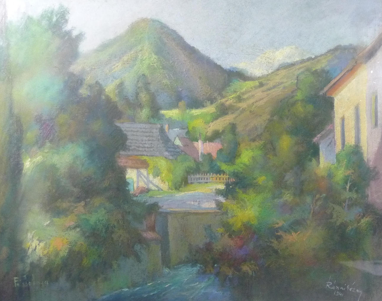 GEZA RONAI. low mountain range landscape.