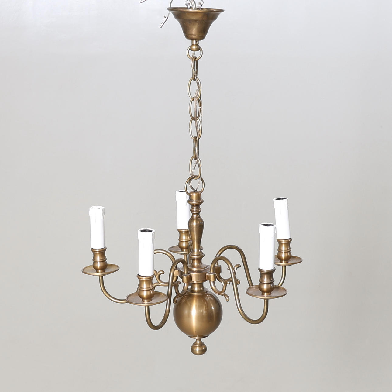 CHANDELIER, metal, contemporary.
