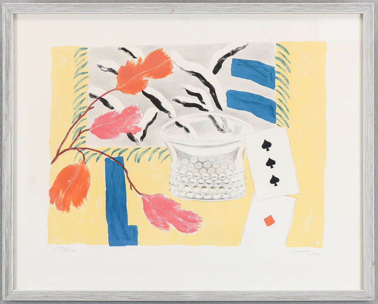 LENNART GRAM. Lithograph 154/260, signed 1970.