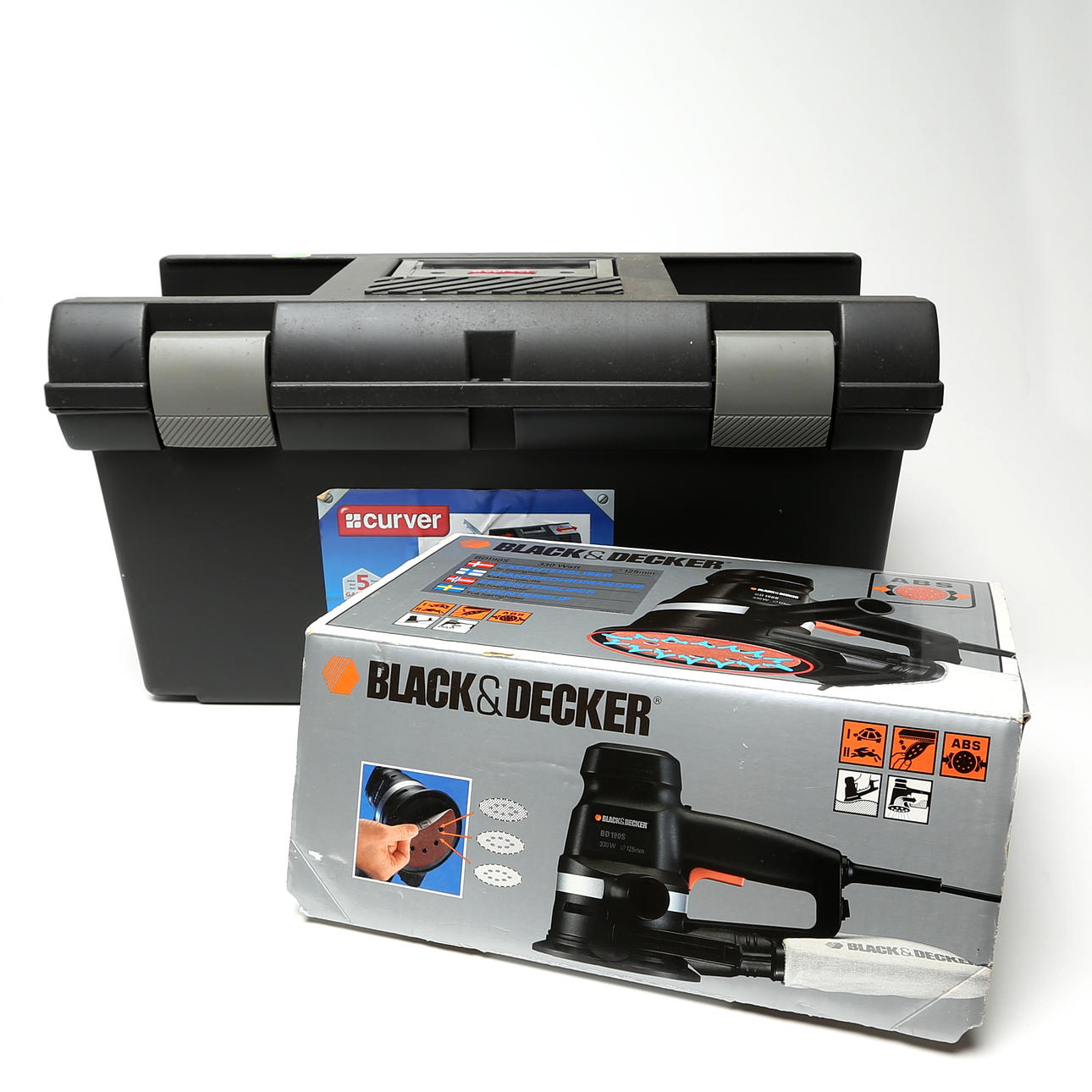 GRINDER and TOOLBOX.