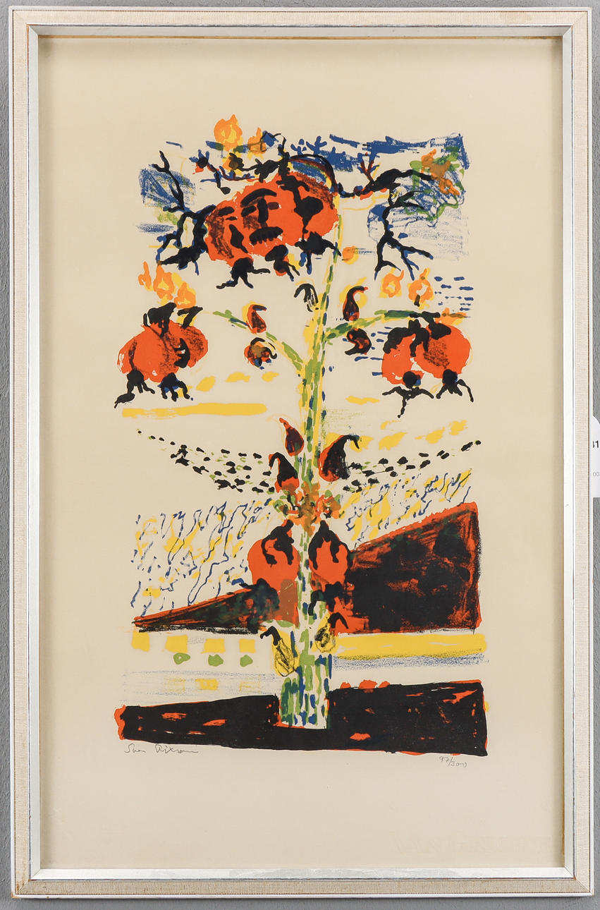 SVEN X:ET ERIXSON. Lithograph 97/300, signed.