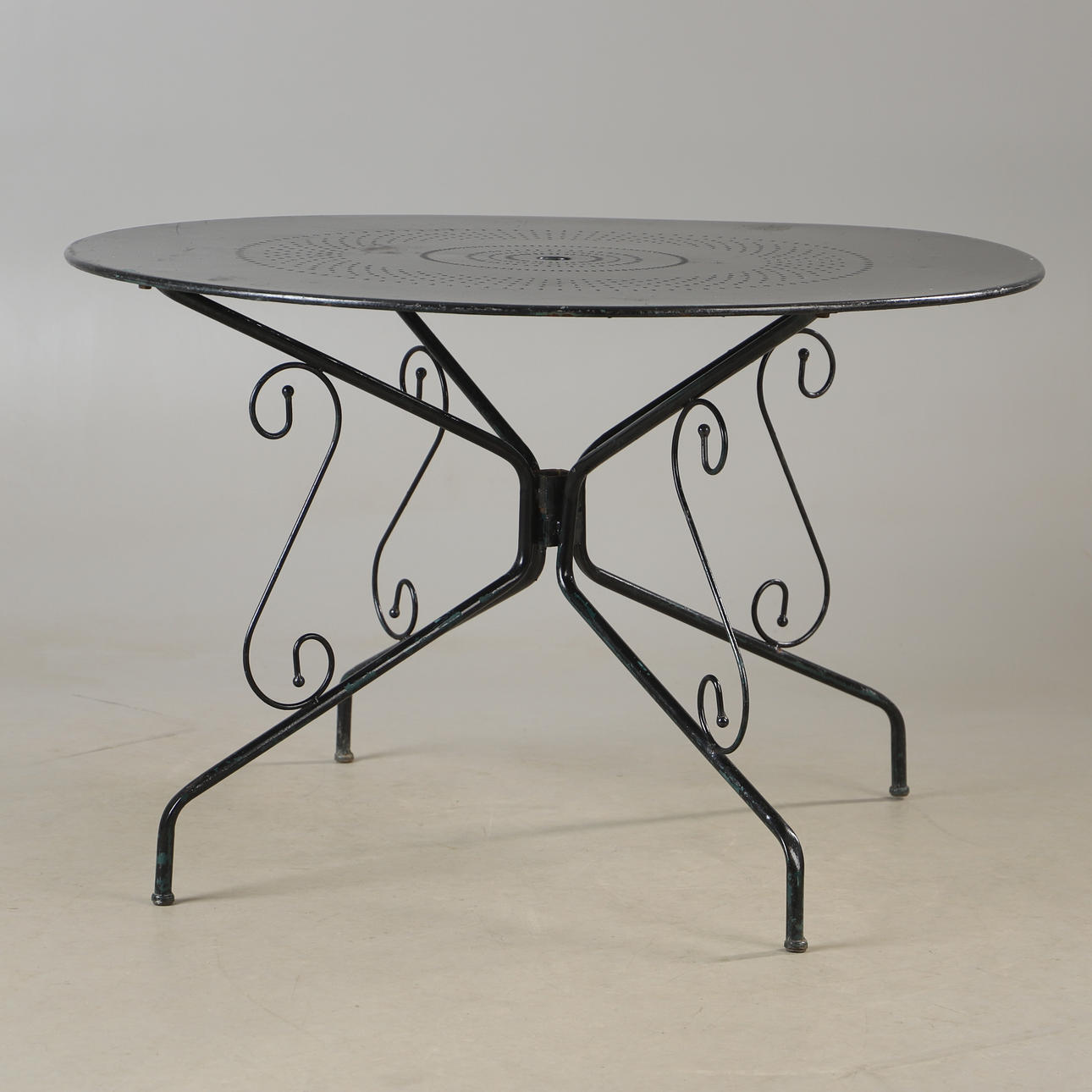 TRÄDGÅRDSBORD, metall, 1900/2000-tal.