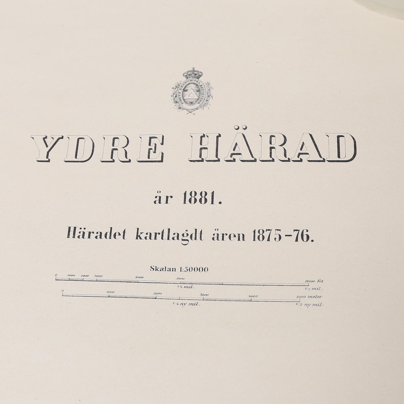 KARTA, "Ydre", 1881.