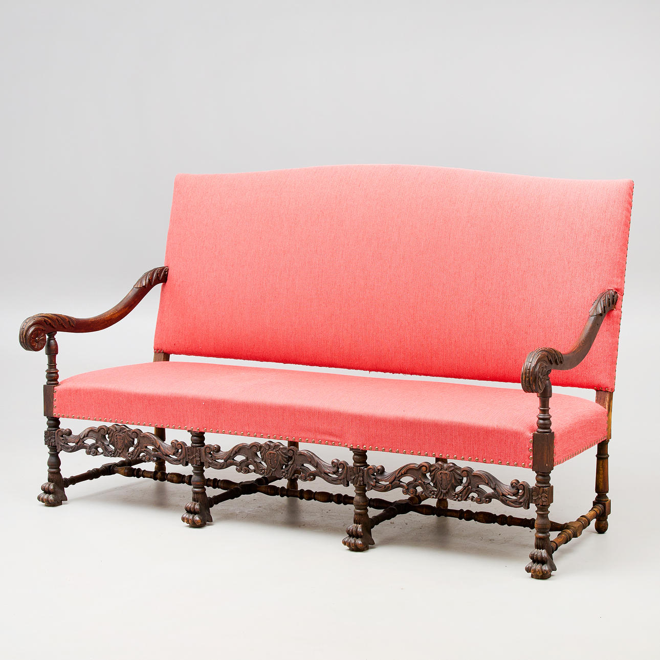 SOFA, Baroque style, circa 1900.