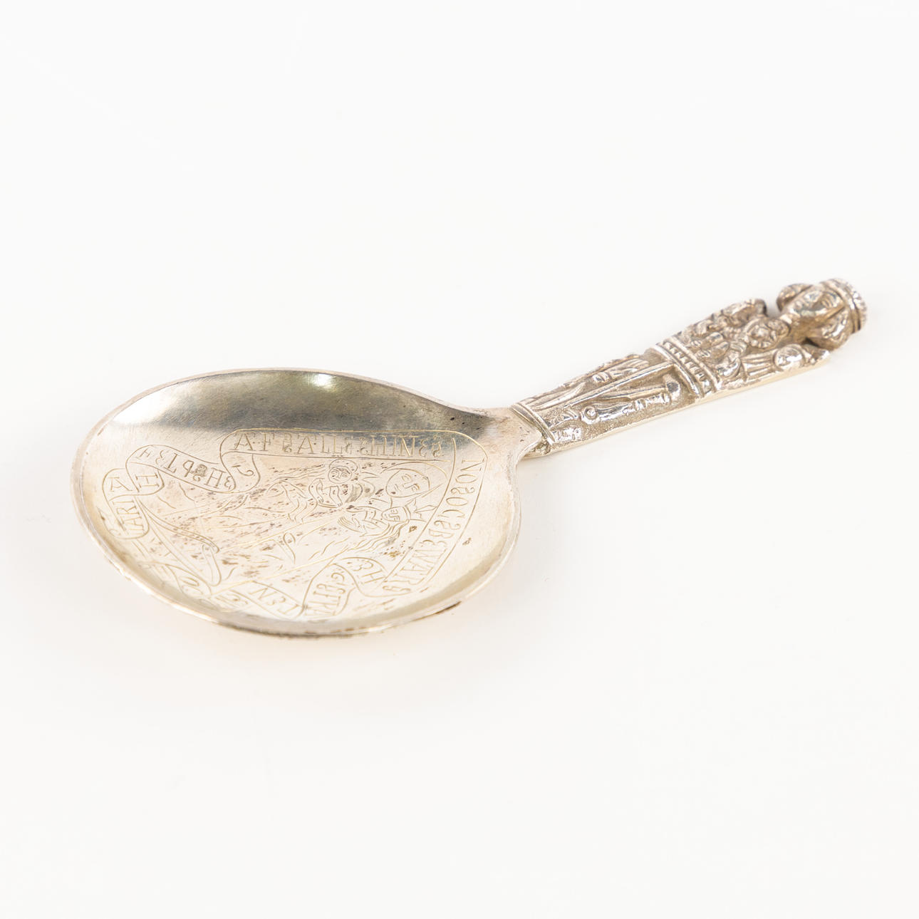 CADDY SPOON. Silver, Denmark.