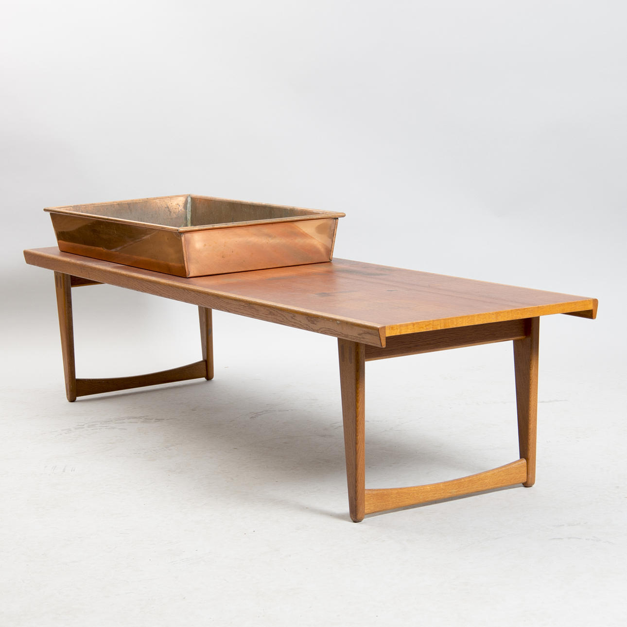 BLOMSTERBORD/BÄNK, teak, Westbergs, Tranås.